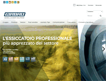 Tablet Screenshot of girbau.it